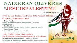 Cartell Naixeran Oliveres - #JeSuisPalestine dia 11