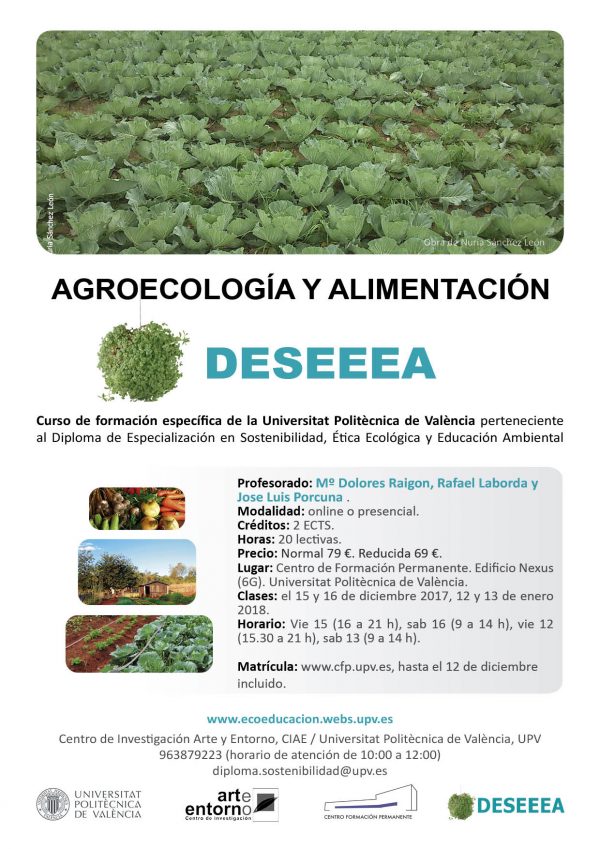 Agroecología y alimentación: diploma DESEEEA