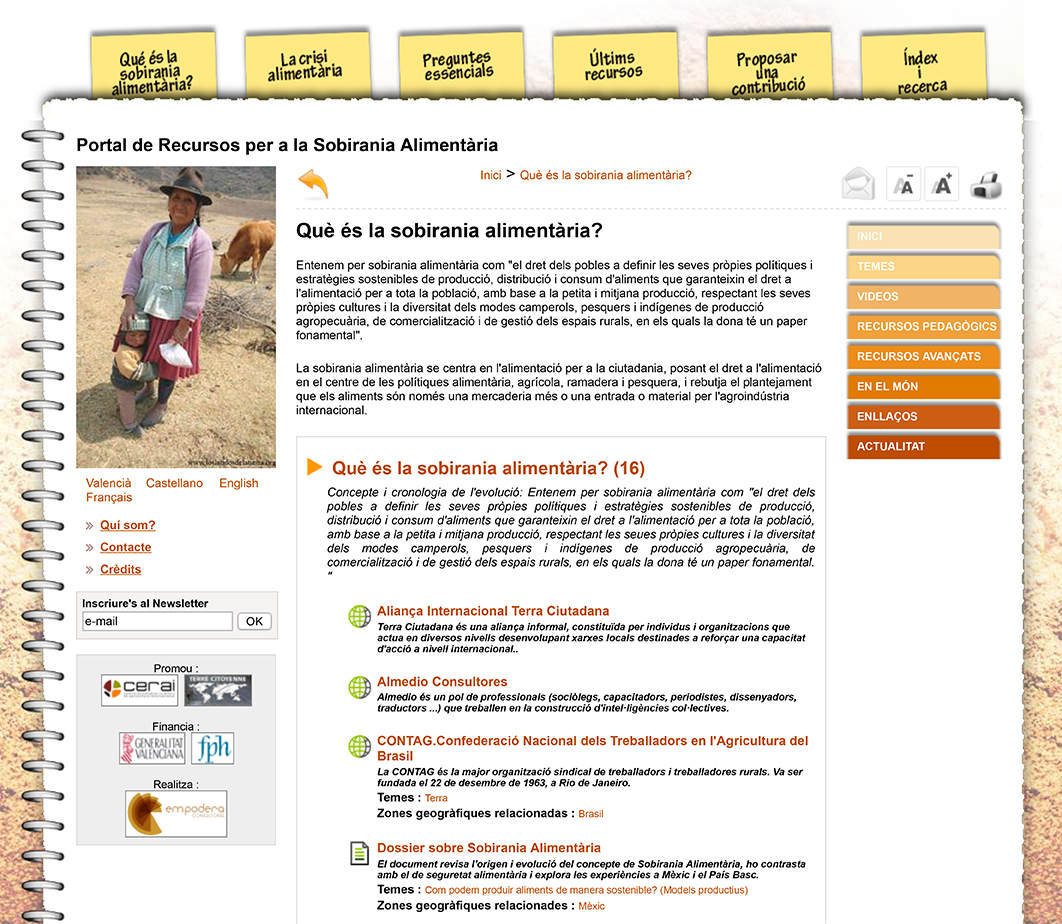 La souveraineté alimentaire