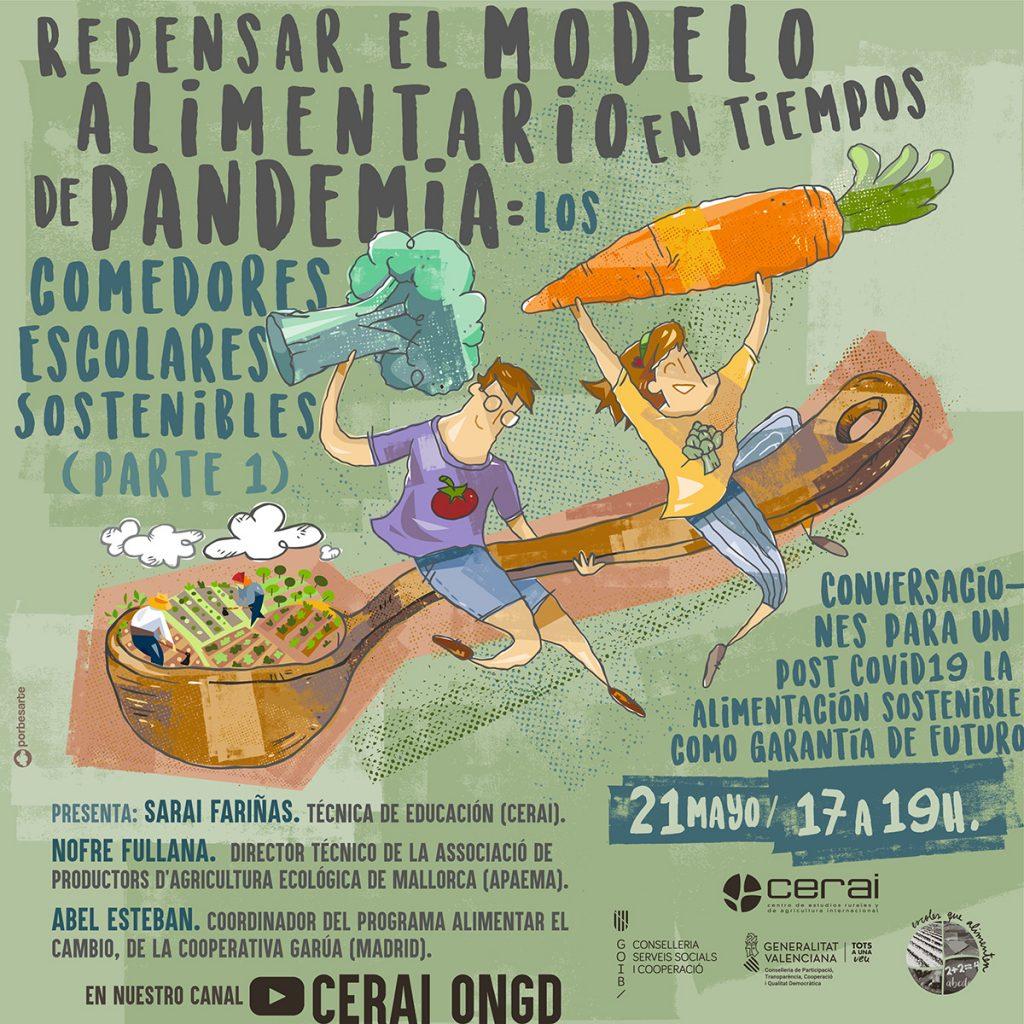 Conversaciones para un post Covid-19: La alimentación sostenible como garantía de futuro.