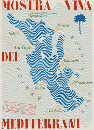 Cartel oficial de la 8ª edición de Mostra Viva del Mediterrani