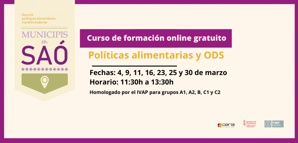 Curso online: Políticas alimentarias y Objetivos de Desarrollo Sostenible