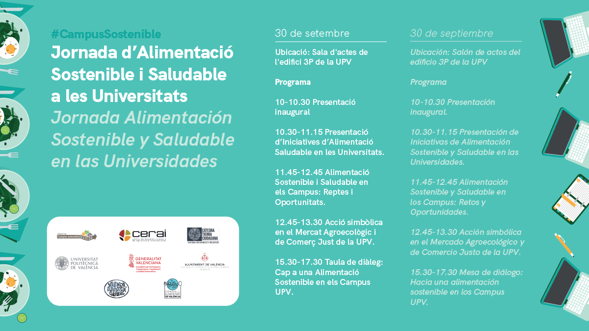 Jornada Alimentación Sostenible y Saludable