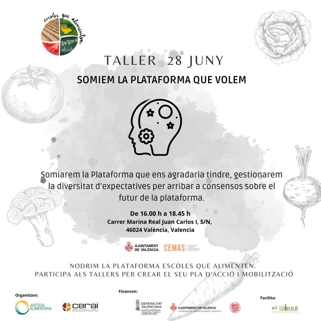 Talleres de la Plataforma Escoles que Alimenten