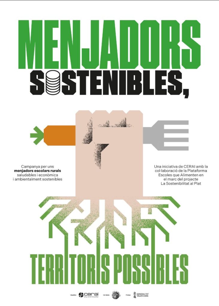 Campaña por unos comedores escolares sostenibles en el entorno rural.
